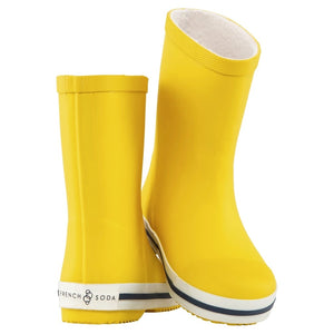 French Soda Gumboot - Yellow - sizes 29, 31, 32, 33 &34