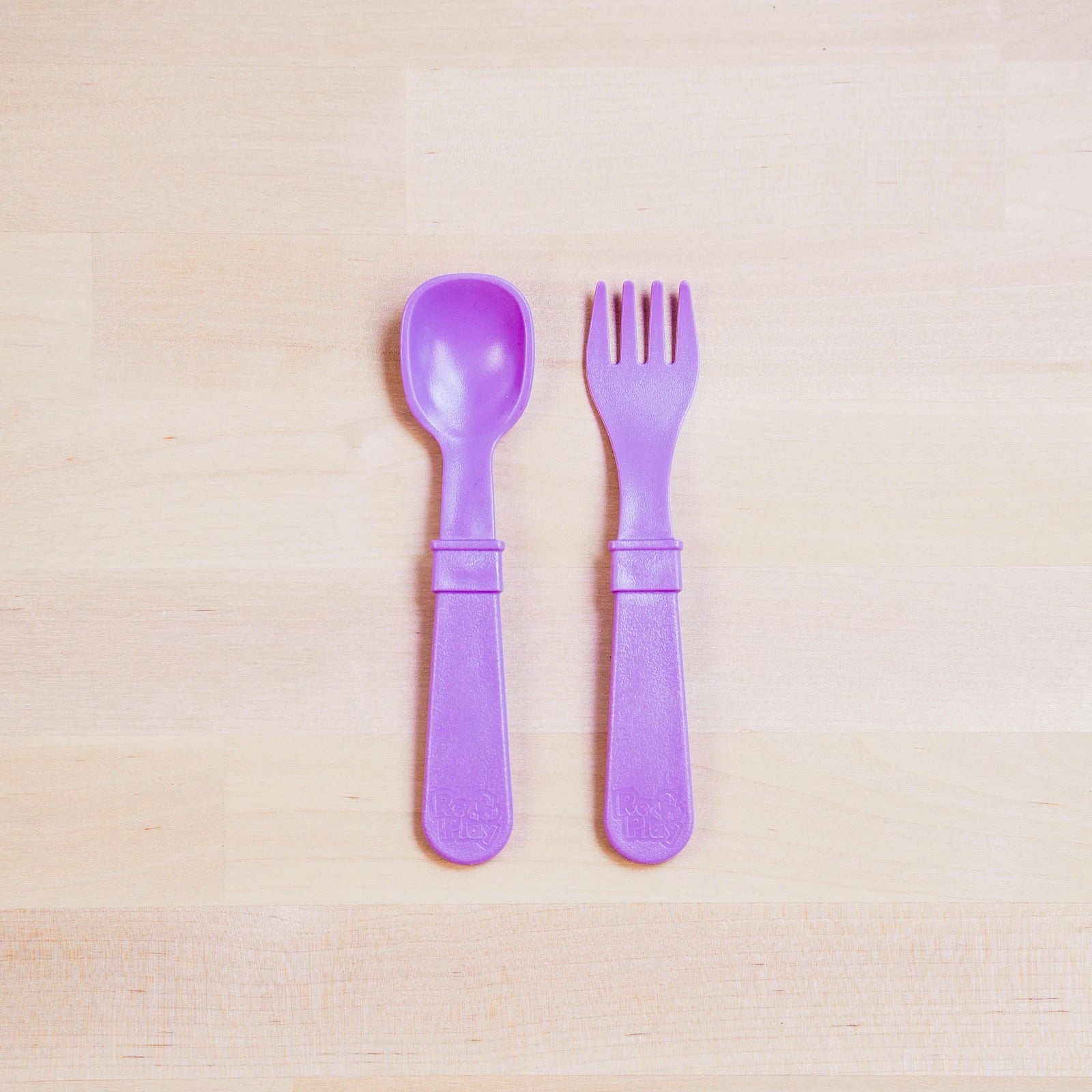 Re-Play Fork & Spoon Set - Purple