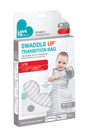 Swaddle Up Transition Bag LITE 0.2 Tog White