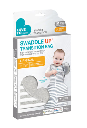 Swaddle Up Transition Bag Original - Grey 1.0 Tog