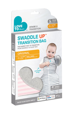 Swaddle Up Transition Bag Original - Dusty Pink 1.0 Tog